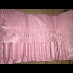 A makeup bag for brushes